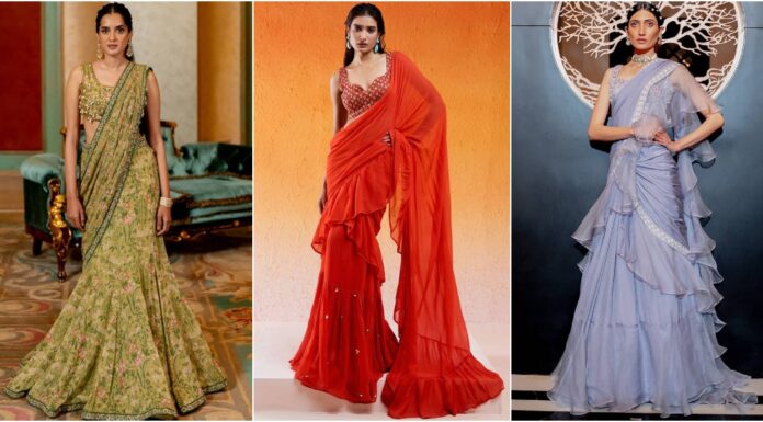 Discover Wedding-Ready Pre-Stitched Sarees Designed for Modern Brides Wedding-Ready Pre-Stitched Sarees