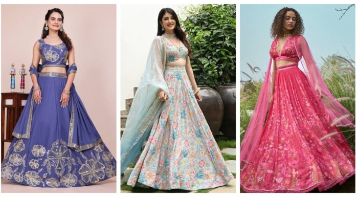 Right Occasions to Wear a Floral Lehenga Choli for Women Trending Floral Lehenga Cholis for Occasion
