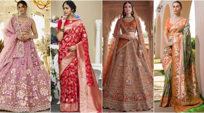 Lehenga vs Saree: What to Wear for Your Wedding Day in 2026? Lehenga or saree for 2026 wedding look