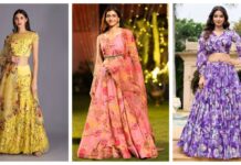 Floral Lehengas for Weddings: A Stylish Choice for Modern Celebrations Floral Printed Lehengas for Wedding Functions