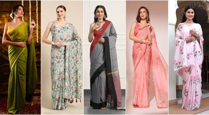 Breathable Saree Fabrics You Need This Summer Breathable Sarees for Summer Season