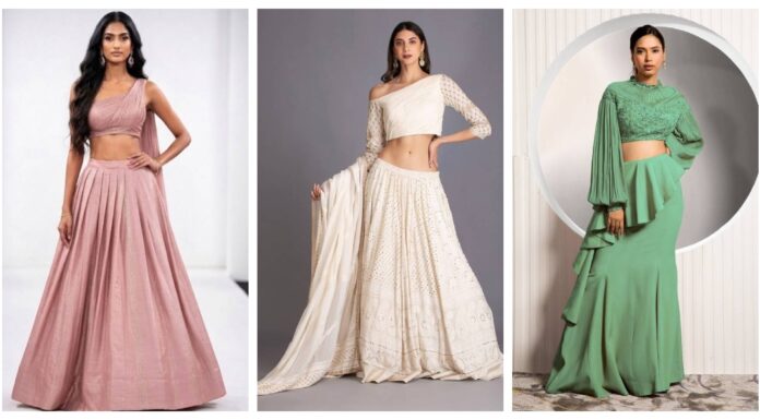 Fusion Lehengas: Indo-Western Styles Redefining Modern Wedding Fashion Indo Western Fusion Lehengas